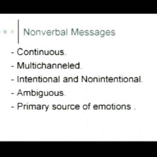 Best Practices Workshop Nonverbal communicati