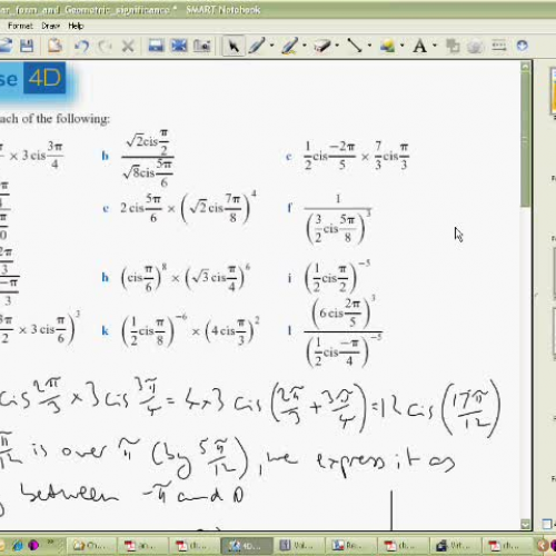 Basic Operations Polar Form of Complex Number