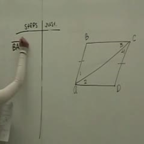 Proof 2 - Diagonals of a Rhombus Bisect Verte