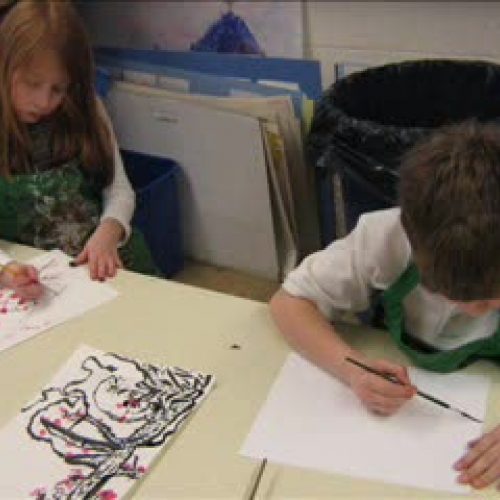 International Immersion Week Art Projects