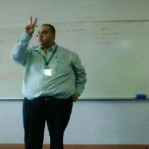 Vodcasting in Mathemastics - From Last Lesson