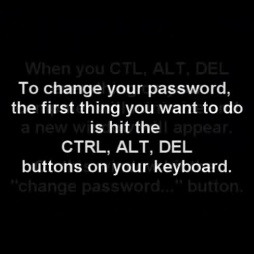 Changing Your Windows Password