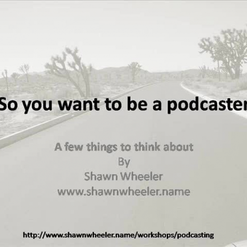 So you want to be a podcaster