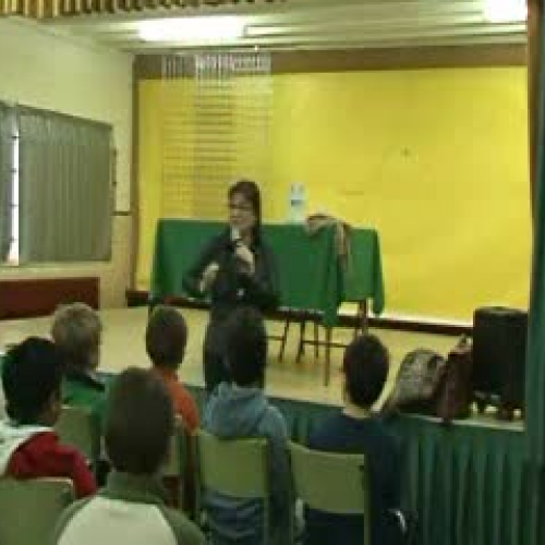 A visita de Fina Casalderrey 