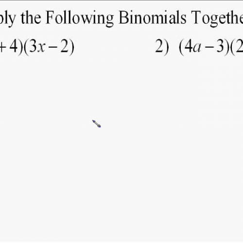 A110.3 Multiplying Polynomials