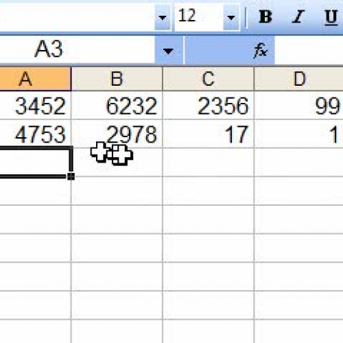 Excel - Enter Basic Formulas and Sum Tricks