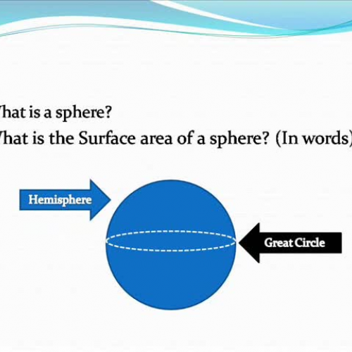 Spheres Lesson