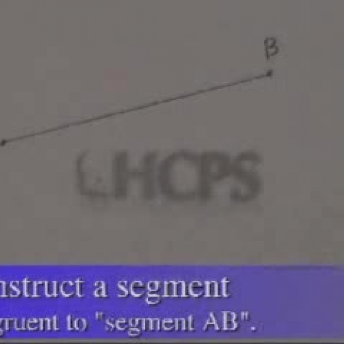 Euclidean Construction of Congruent Segments