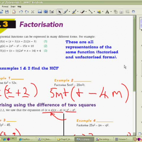 Factorisation Basics Part A