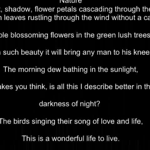 Trees- An original poem