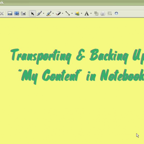 Transporting and Backing Up My Content in SMA