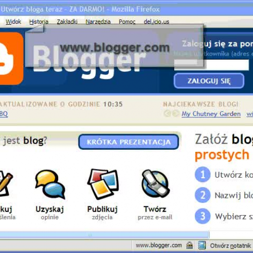 Zakladanie i konfigurowanie bloga
