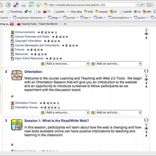 Using Forums in Moodle