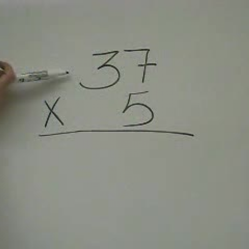 Multiplying a 2 digit number by a one digit n