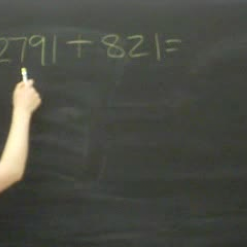 Adding a 4 digit and a 3 digit number