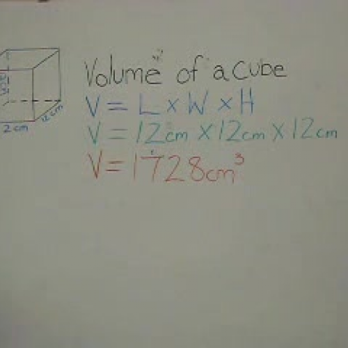 Volume of a Cube