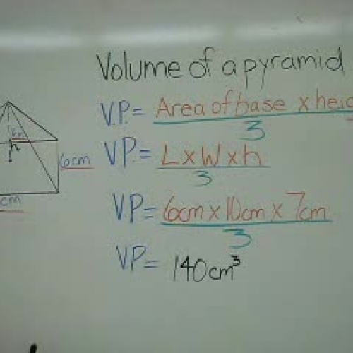 Volume of a Pyramid