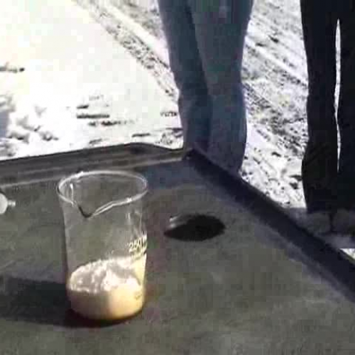 Sugar and Sulfuric acid