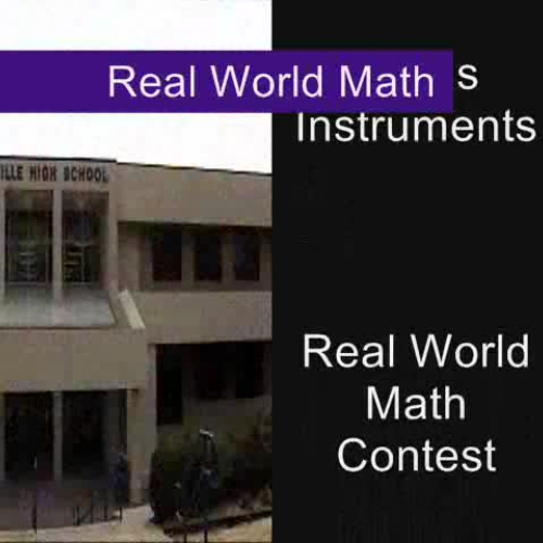 TI Real World Math Contest