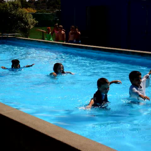 Years 2 3 4 swimming at Macleans