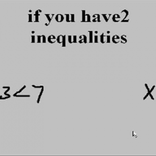 1e. Inequalities
