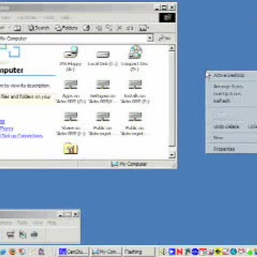 Copy files from floppy to desktop