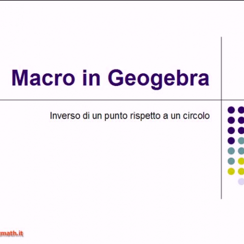 Macro in Geogebra