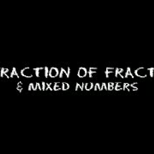 Basic Math: Lesson 6 - Video Clip #10 - Frac.