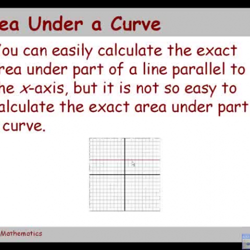 WFW AA 11_6 Area Under a Cruve