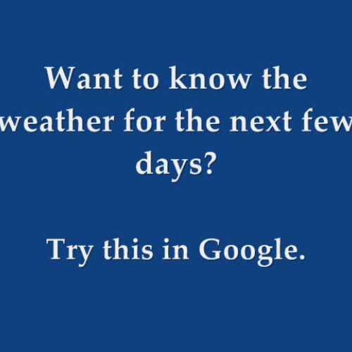 Google Tips From SAAS 3