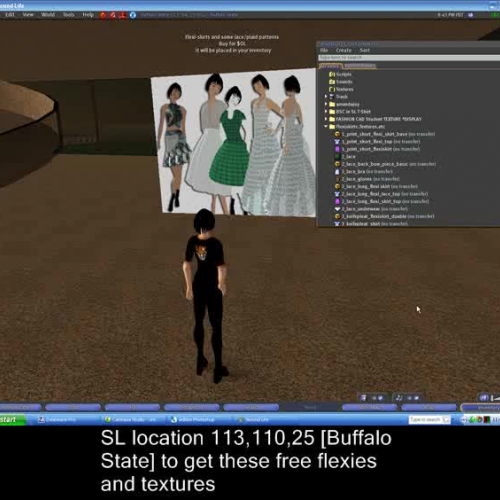 7 Make a Garment in Second Life 