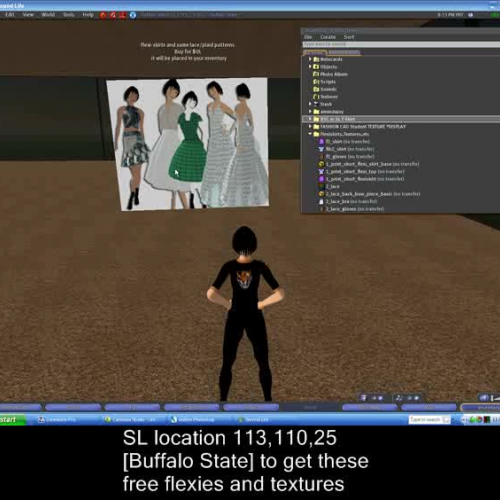 8 Make a Garment in Second Life 