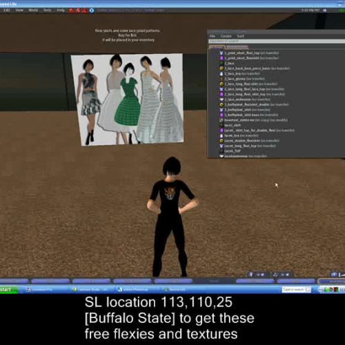 9 Make a Garment in Second Life 