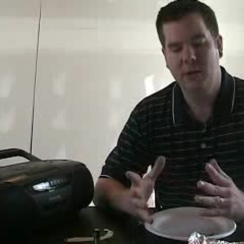 magnet paper plate and penny speaker 