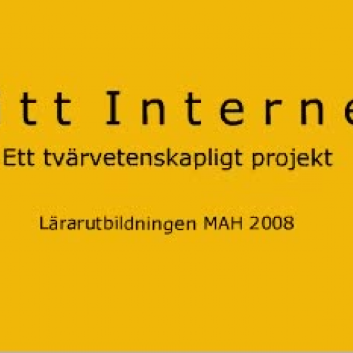 Ditt Internet - ett projektarbete av grupp A