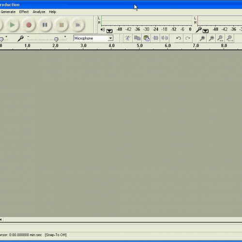 Audacity Podcast Tutorial Segment 1 part 1