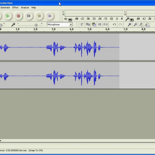 Audacity Podcast Tutorial Segment 1 part 2