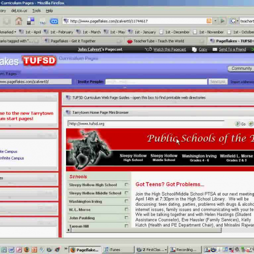 Pageflakes as a Curriculum Tool