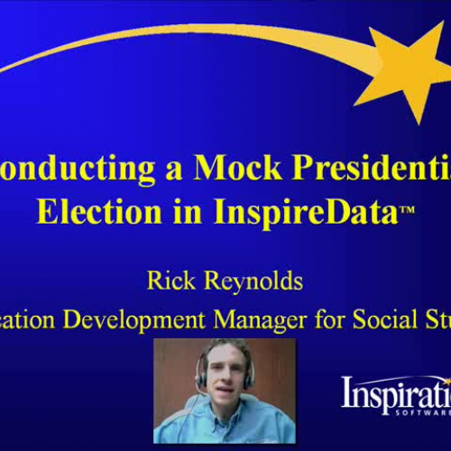 Using InspireData to Conduct a Mock President