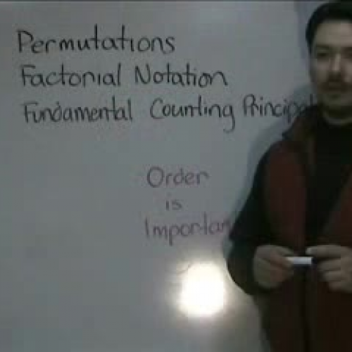 Permutations of n Objects Instructional Video