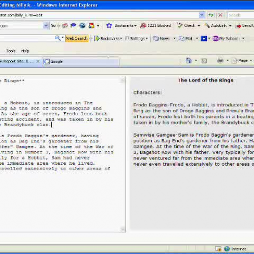 How to use jottit as a wiki to create book re