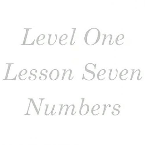 Mandarin Chinese Tutorial other important num