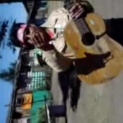 Carmelo Playing Guitar at Sierra Chincua Mona