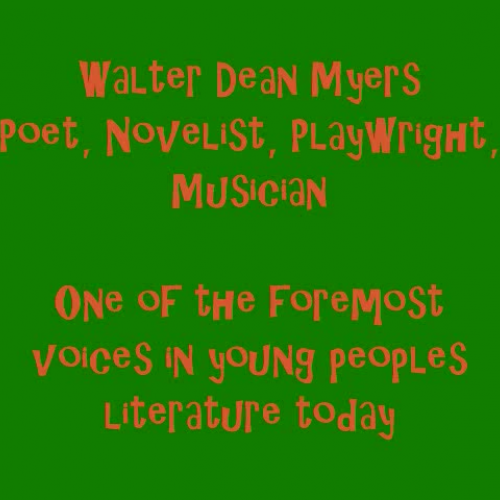 The Great Walter Dean Myers