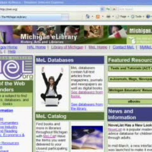 Michigan eLibrary MeL Databases