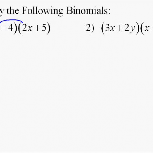 A110.5 Multiplying Polynomials