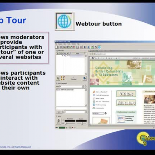 Web Tour Feature in Elluminate Live