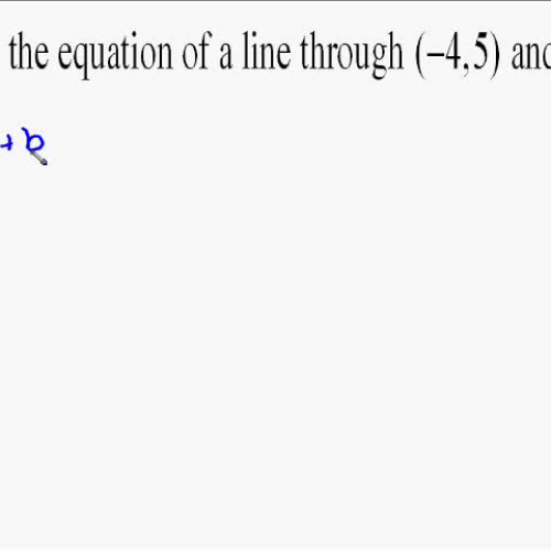 A15.6 Writing Linear Equations 