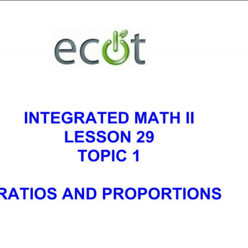 Lesson 29 Topic 1