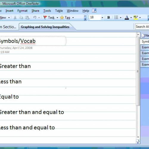 Graphing Inequalities